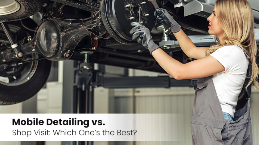 Mobile detailing vs shop visit