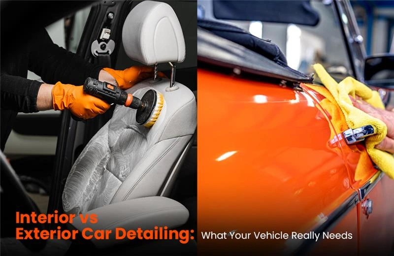 Interior vs Exterior Car Detailing: What Your Vehicle Really Needs